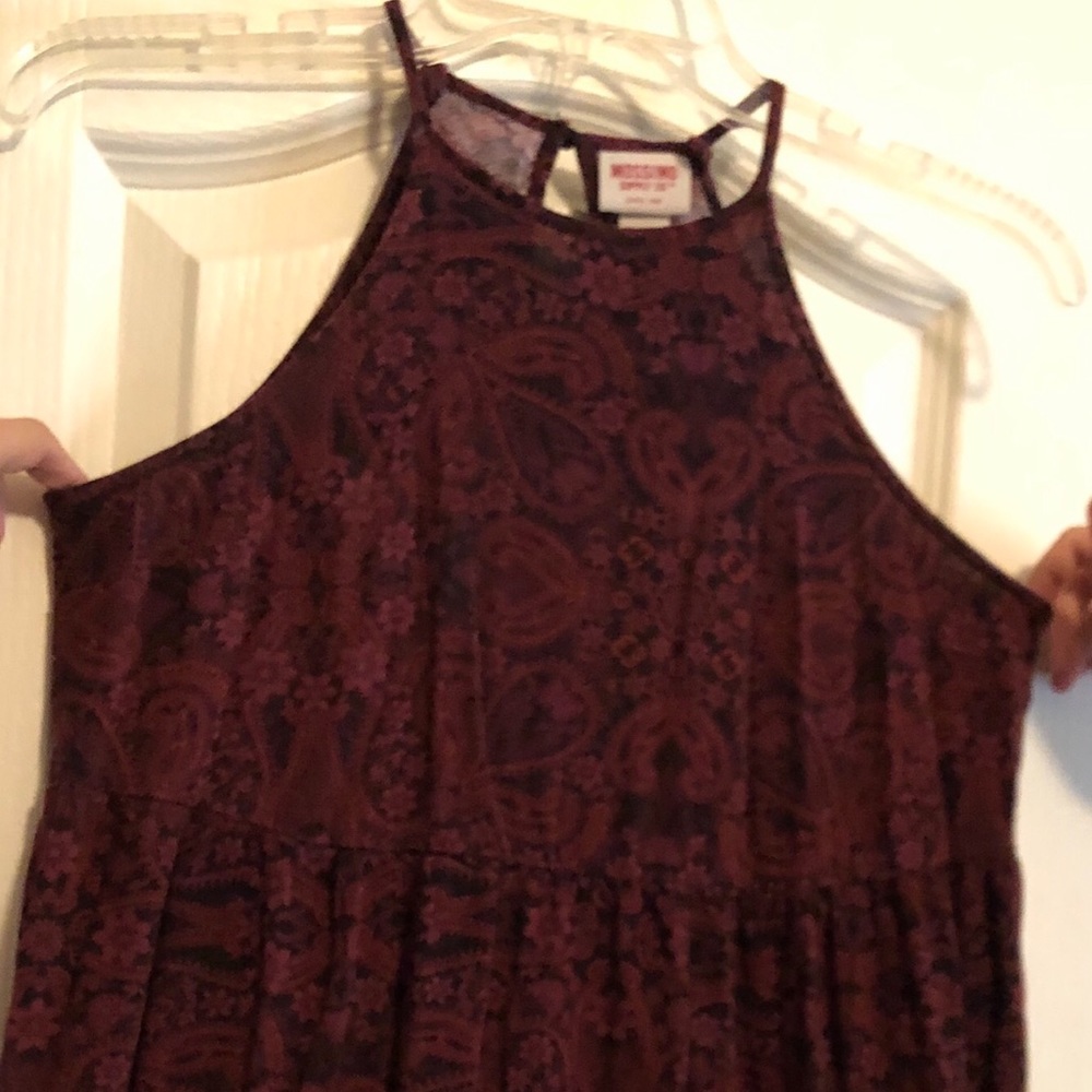 Cute maroon and black dress